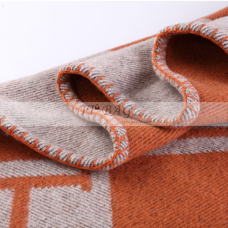 Hermes Blanket Orange 3